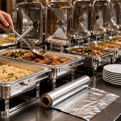 catering aluminum foil roll for restaurant & food service