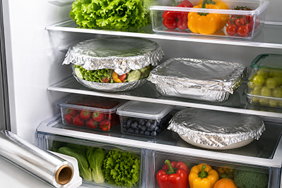 household aluminum foil roll for kitchen & food packaging
