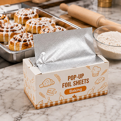 pop up aluminum foil sheets for professional food service