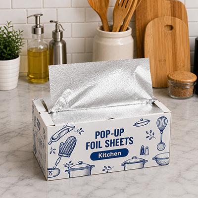 pop up aluminum foil sheets for professional food service