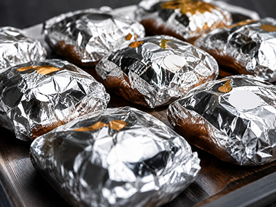 aluminum foil roll template