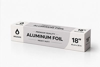 aluminum foil roll template