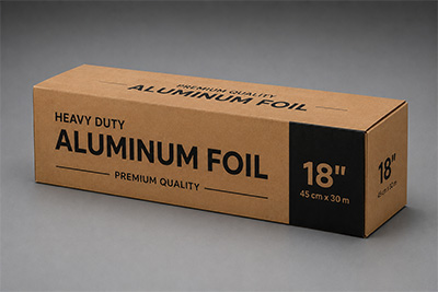 aluminum foil roll template